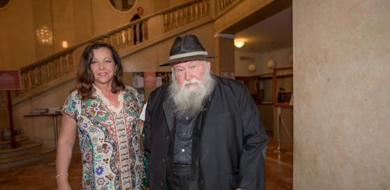 Rita Nitsch mit ihrem Gatten Hermann Nitsch