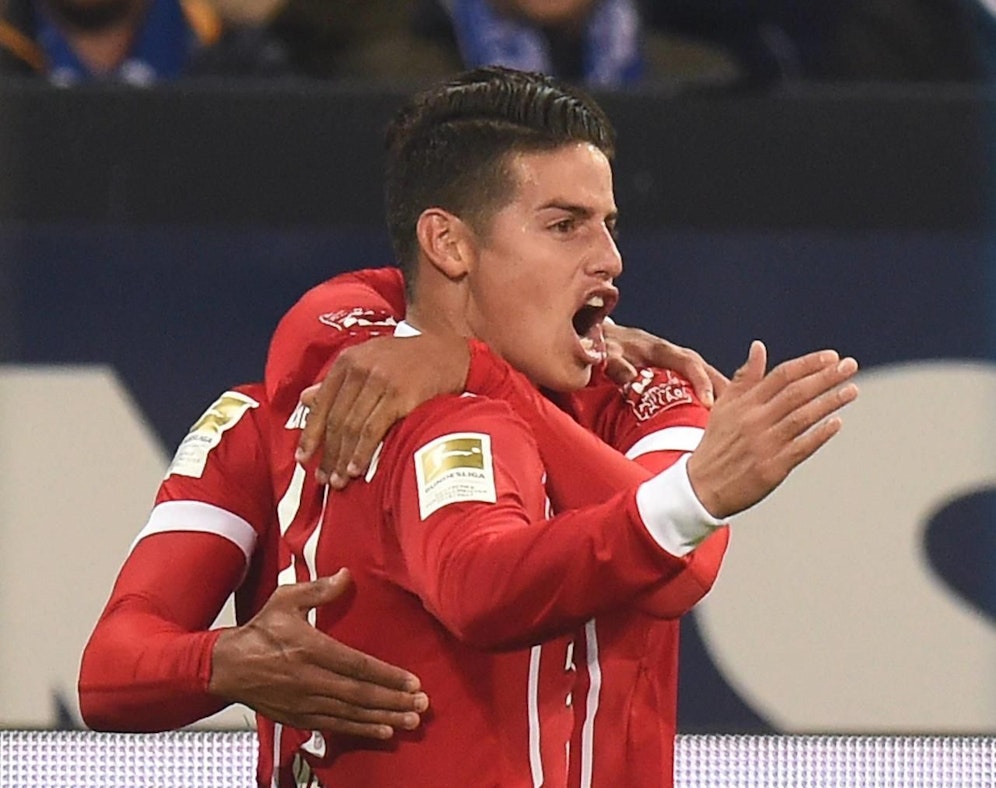 Jubel bei James Rodriguez