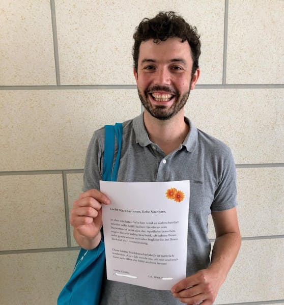 Daniel Böhm bietet jetzt auch seine Nachbarschaftshilfe an. Nach diesem Brief vielleicht auch Sie!