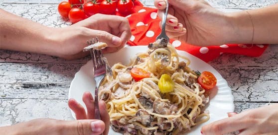 Ein Streit um Pasta eskalierte.