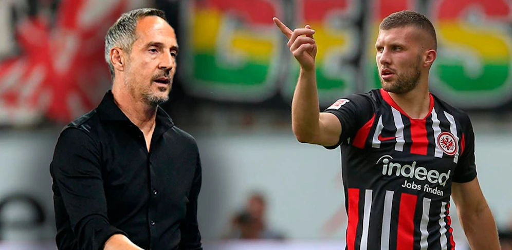 Adi Hütter stellt Ante Rebic an den Pranger.