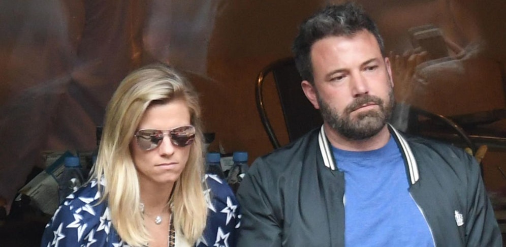 Lindsay Shookus und Ben Affleck am 10. September 2017 bei den US Open 