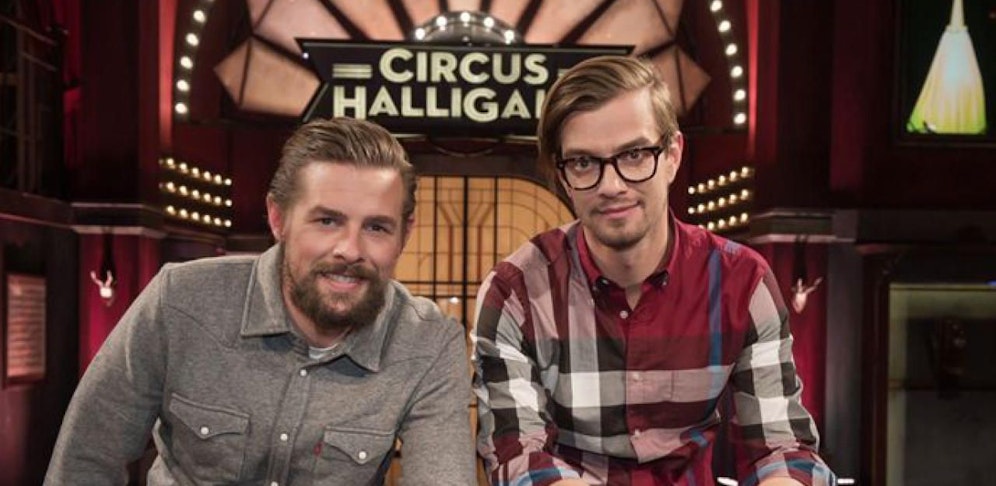 Klaas (li.) und Joko bei einem "Circus Halligalli Spezial"