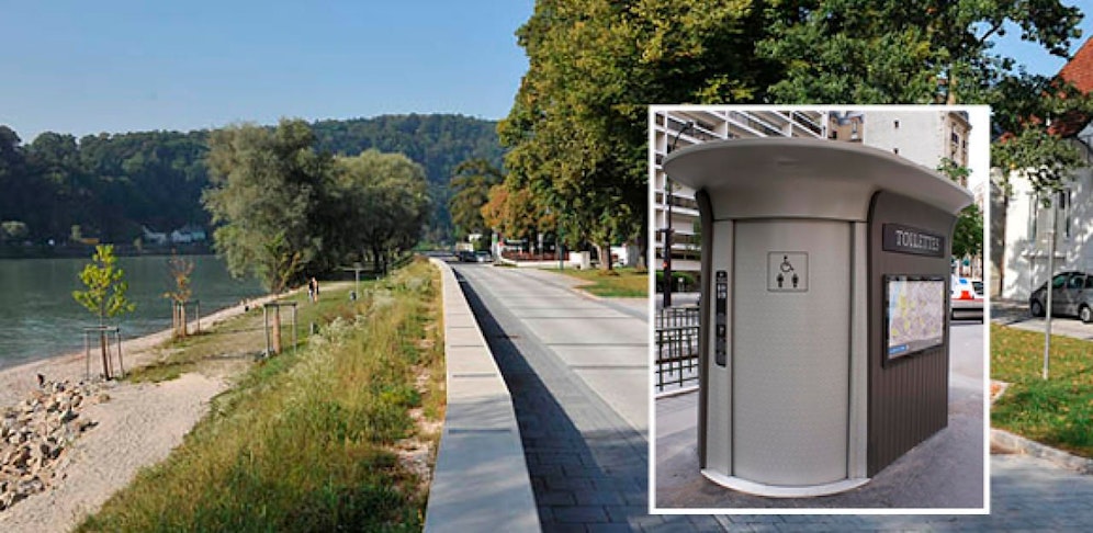 Am Steinmetzplatzl soll das erste Hightech-Klo stehen.