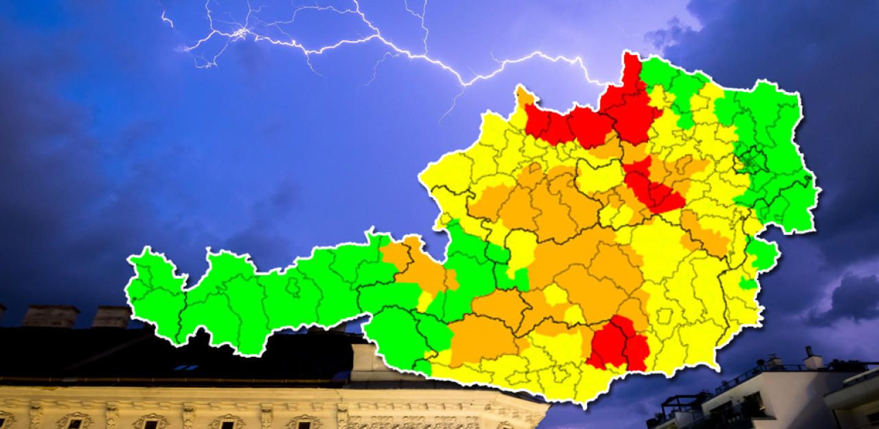 Heute.at - Starke Gewitter fegten durch Österreich