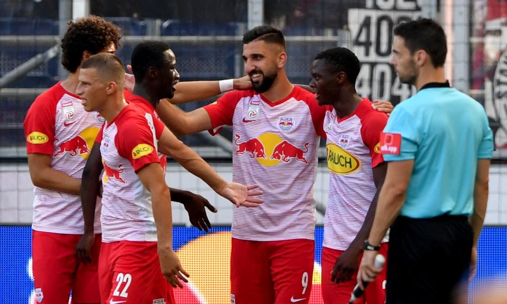 Die Salzburger jubeln über den Dreierpack von Dabbur