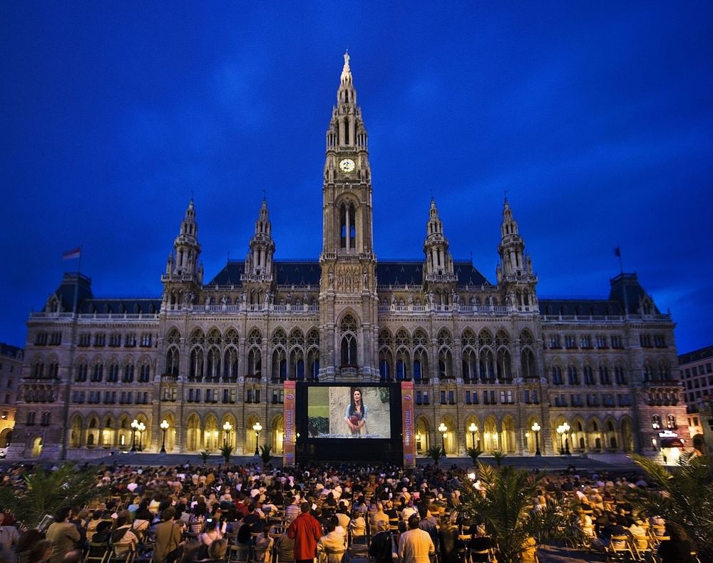 Filmfestival auf dem Wiener Rathausplatz
