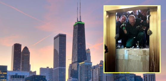Das "875 North Michigan Avenue", ehemals "John Hancock Center", in Chicago