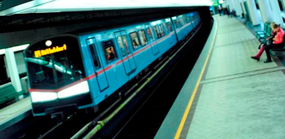 Der Mann wurde im Bereich der U4-Station Wien-Mitte festgenommen.