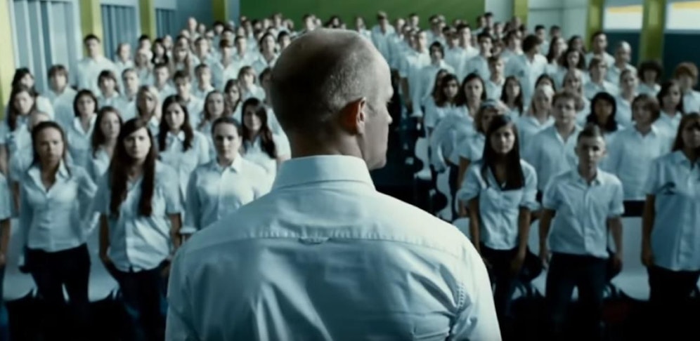 Screenshot aus dem Film "Die Welle" aus dem Jahr 2008.