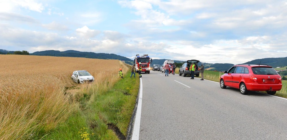 Verkehrsunfall in St. Oswald
