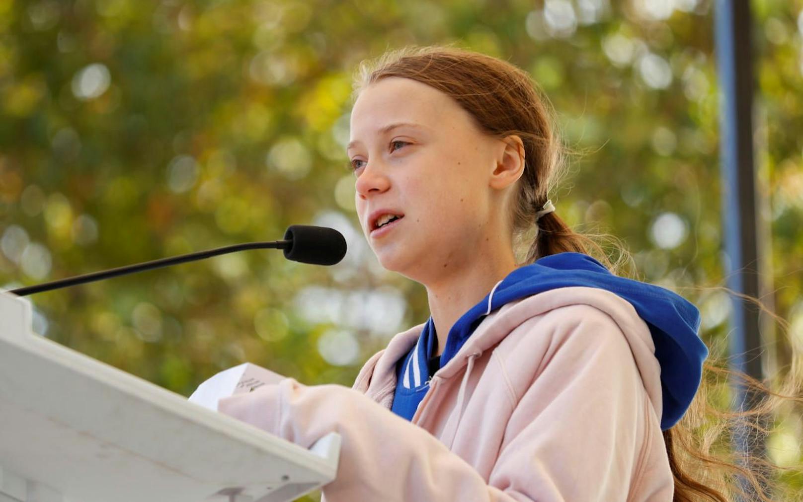 Greta Thunberg ist allgegenwärtig - In Israel erobert sie nun die Büro-Welt. 