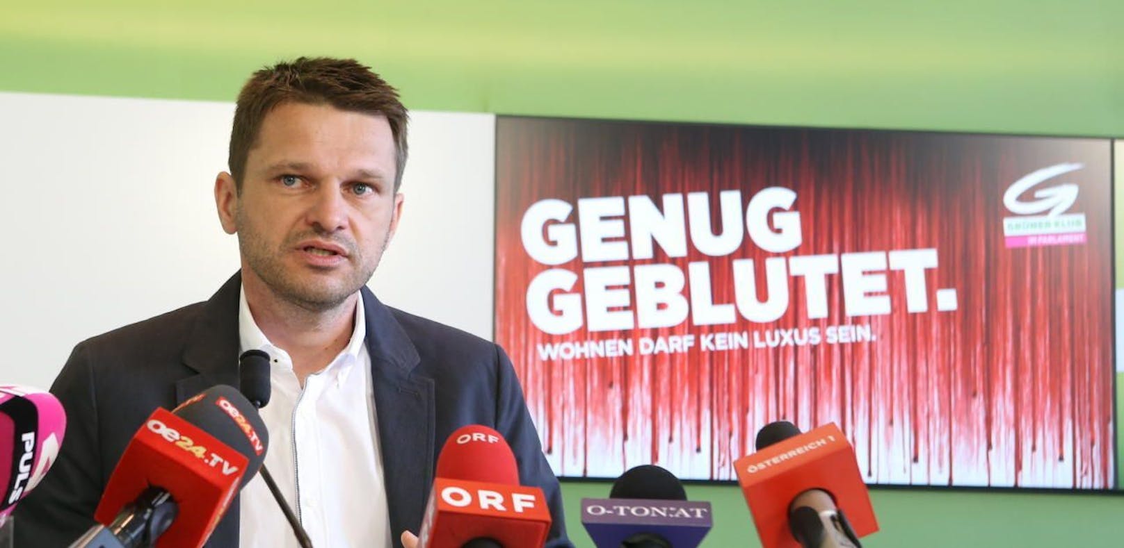 Der Grüne Klubobmann Albert Steinhauser wehrt sich gegen das geplante Sicherheitspaket.