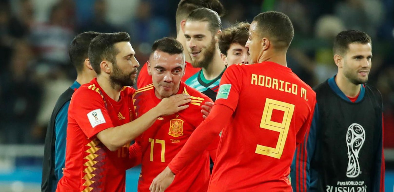 Spanien nach 2:2 gegen Marokko Gruppen-Sieger