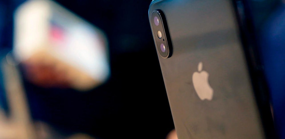 Ein Apple iPhone X