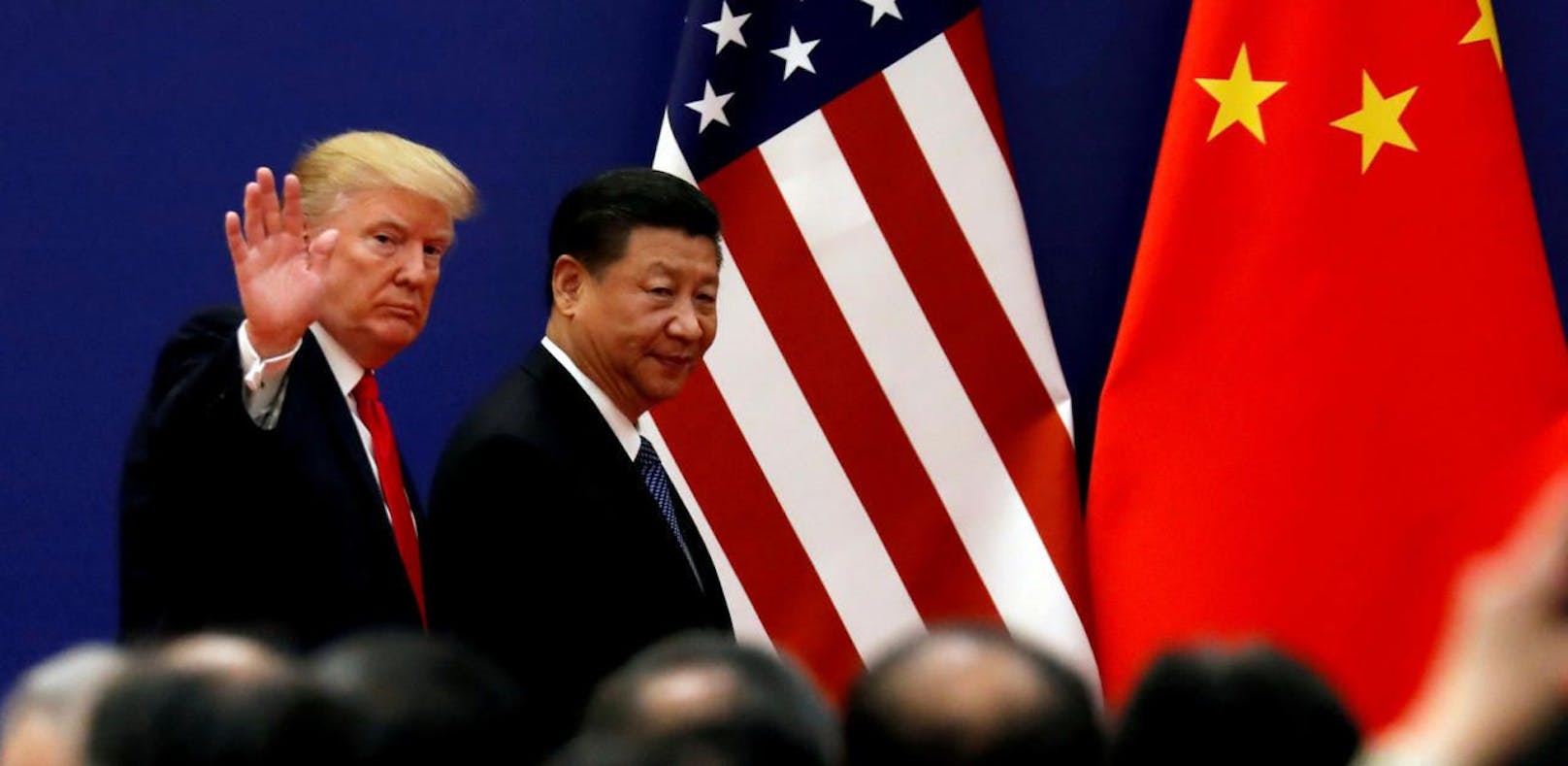 Donald Trump und Xi Jinping bei einem ihrer früheren Treffen