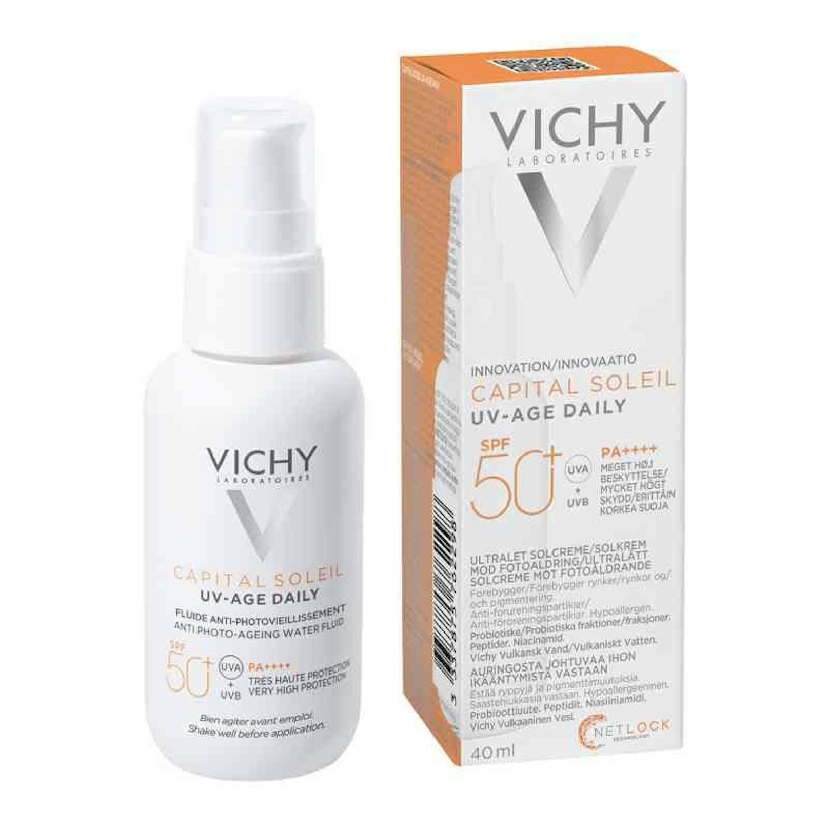 Die Sonnenmilch "Catpital Soleil" von Vichy (22,50 Euro) versorgt die Haut zusätzlich mit <strong>Feuchtigkeit.</strong>