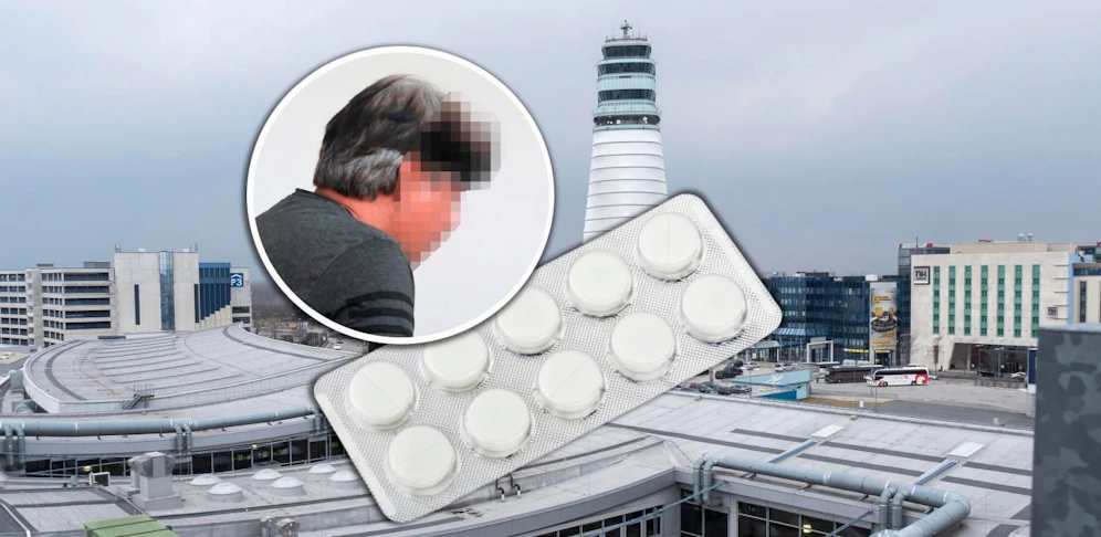Der Inder vor Gericht. Die Drogen wurden am Flughafen gefunden. 