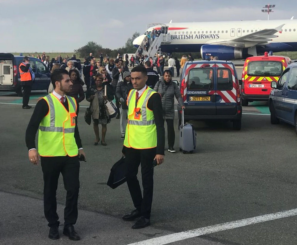 Das Flugzeug der British Airways musste evakuiert werden