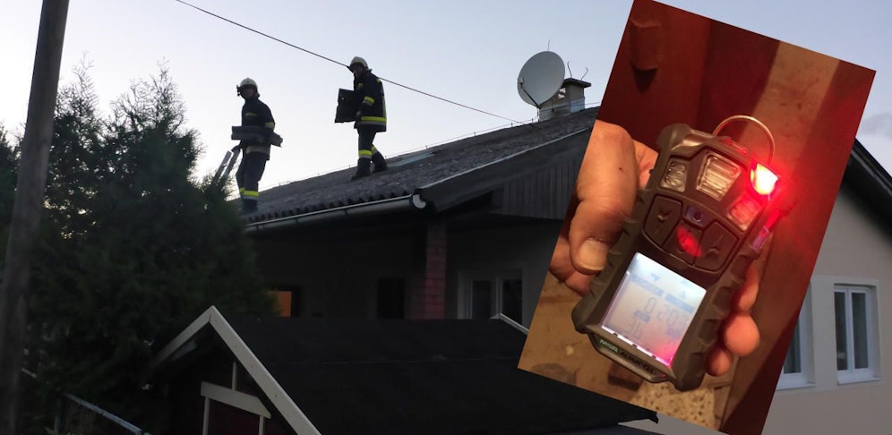 Der Sturm hatte den Rauchfang beschädigt, das Gas wurde dadurch ins Haus zurückgedrängt.