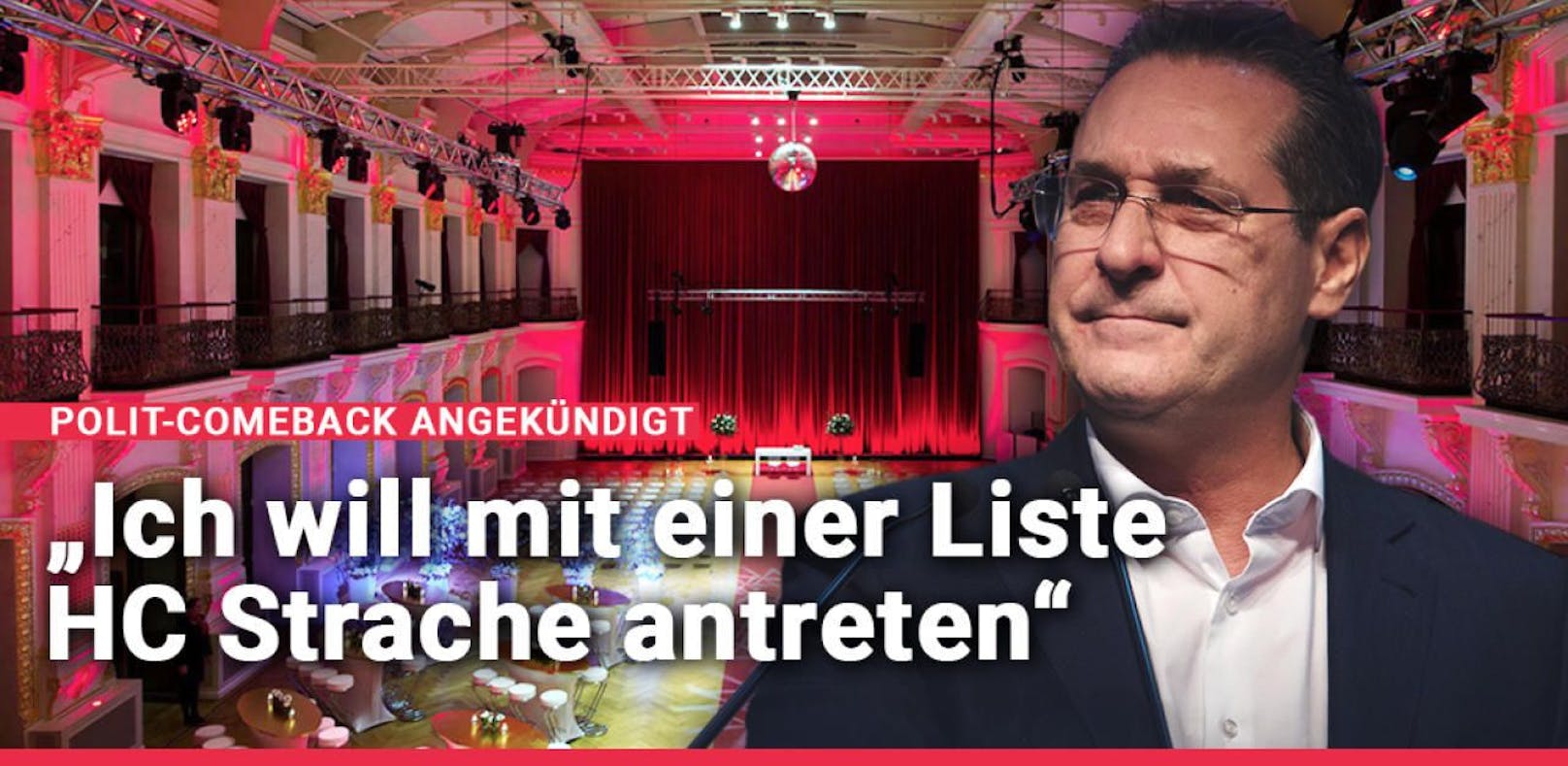 Ex-FPÖ-Chef will mit Liste Strache in Wien antreten