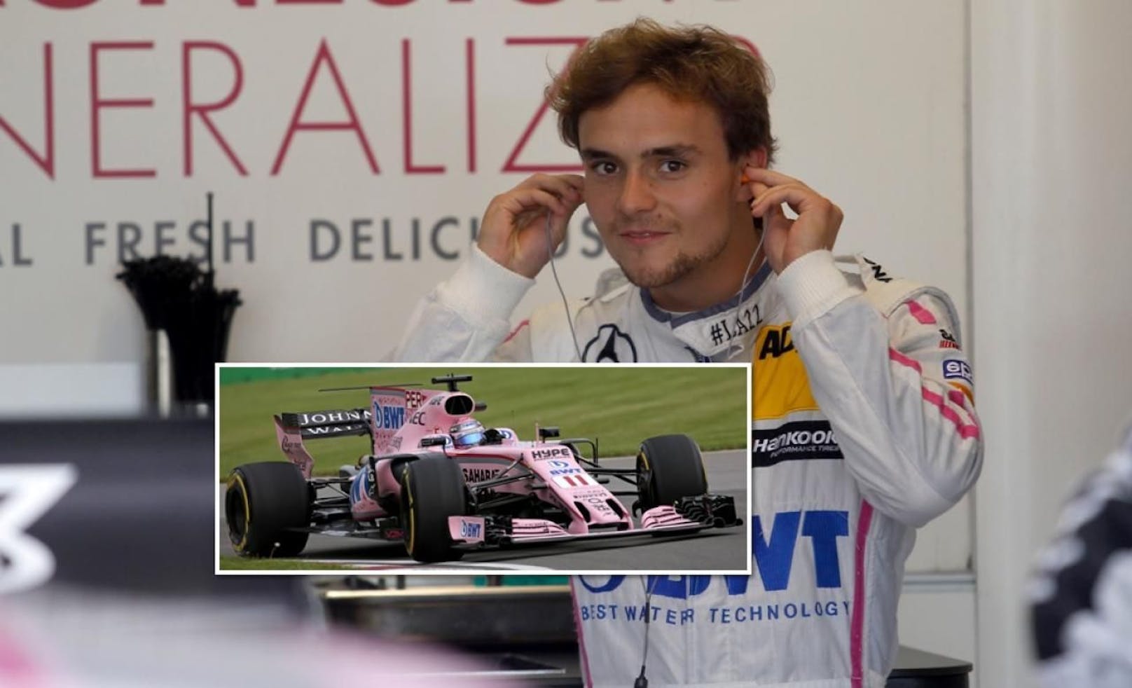 Lucas Auer darf Force India testen