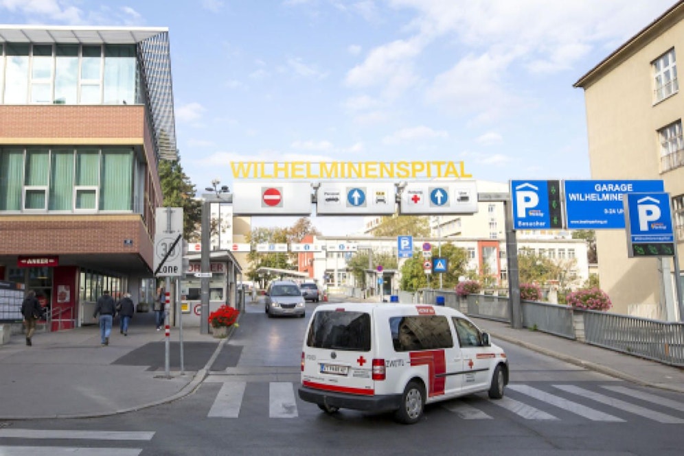 Wilhelminenspital: Auf dem Areal wurde am Dienstag eine Ex-Mitarbeiterin angefahren.