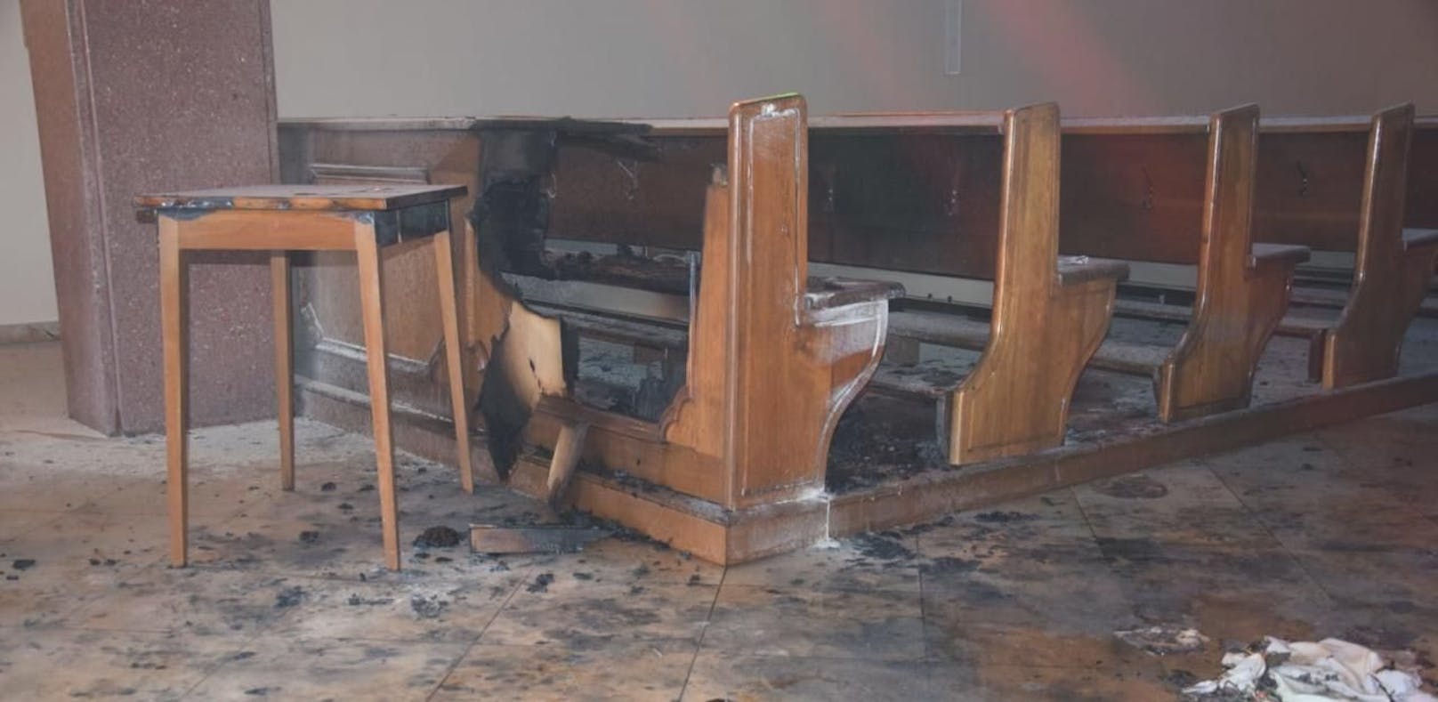 Feuer in Wimpassinger Kirche war Brandstiftung