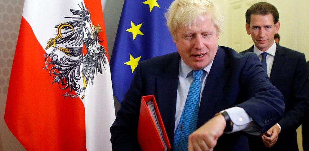 Außenminister Boris Johnson will, dass die EU Geld zurückzahlt.