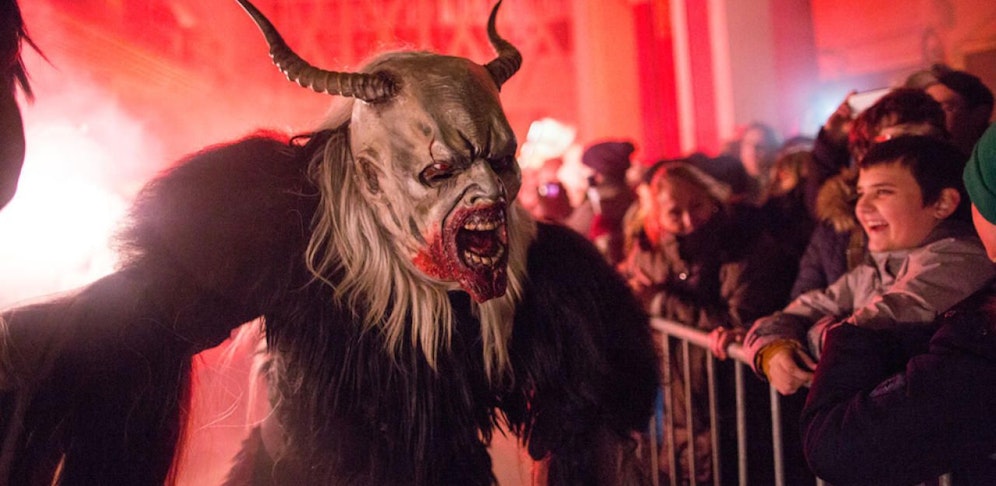 Die gewalttätigen Vorfälle im Rahmen von Perchtenläufen häufen sich leider. Hier die "Ybbstaler Schluchtenteufel".