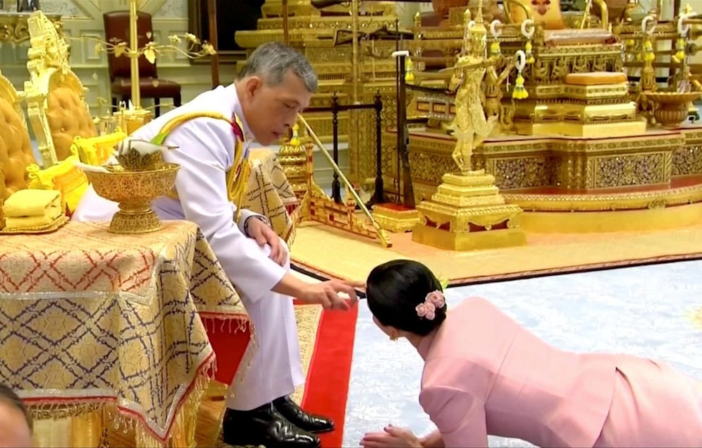 König (66) mit Neo-Gattin (44).