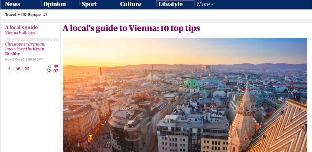 Die britische Tageszeitung "Guardian" gibt zehn Tipps über unsere Stadt.