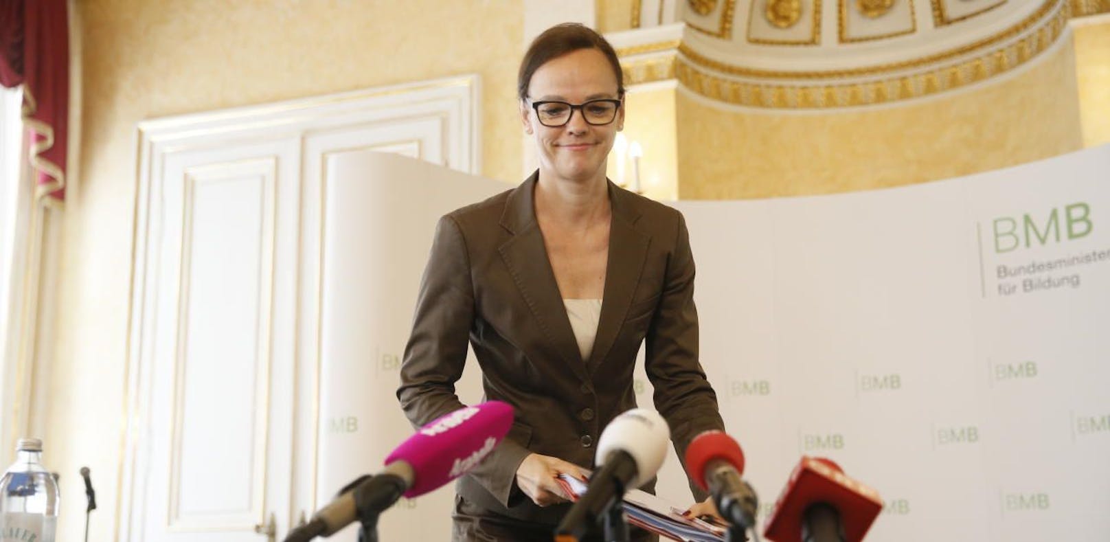 Bildungsministerin Sonja Hammerschmied freute sich über die guten Matura-Ergebnisse.