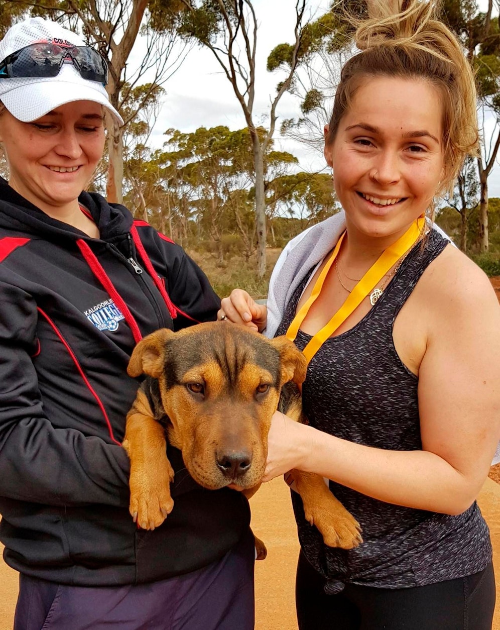 Stormy lief den Halbmarathon mit