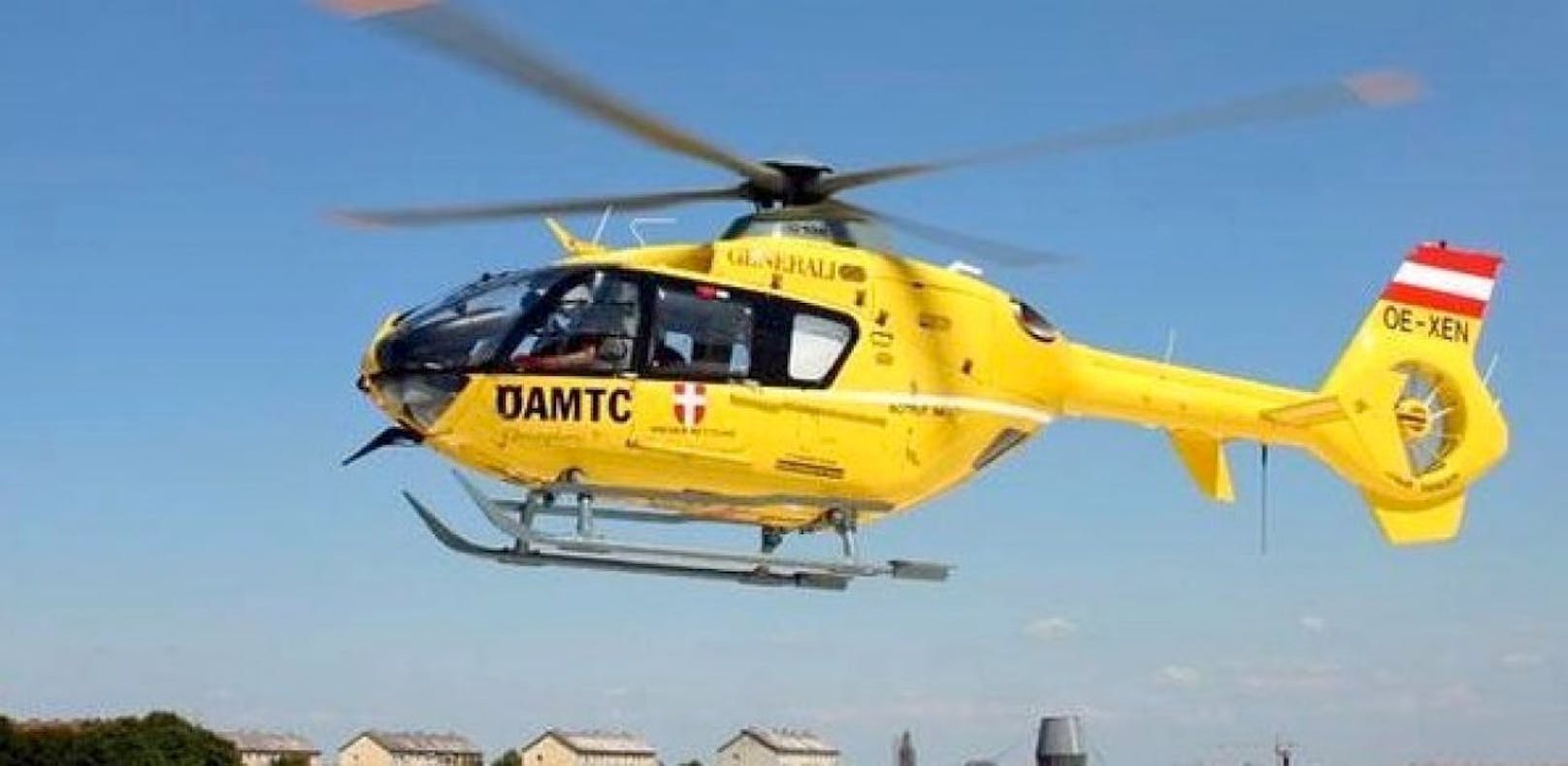 Mann stürzte über Treppe - per Helikopter ins Spital