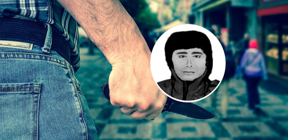 Das Phantombild zeigt den Täter.