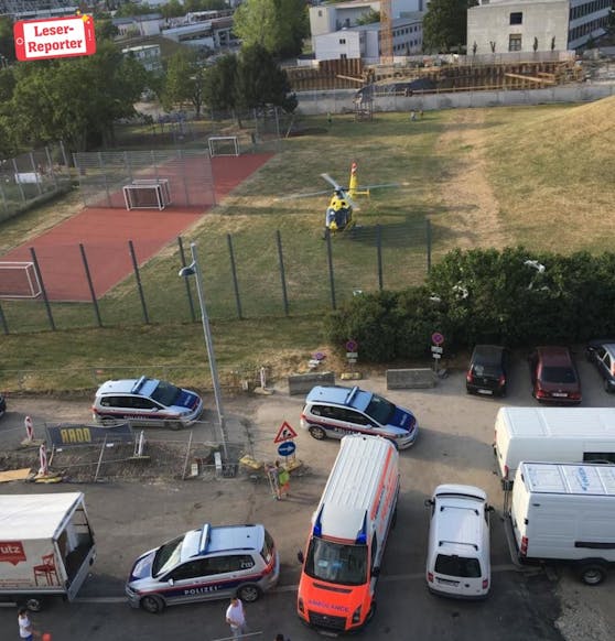 Rettungs-Einsatz in Wien-Liesing