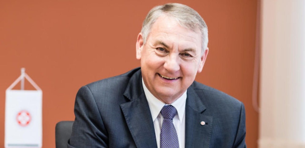 SPNÖ-Klubomann Reinhard Hundsmüller verletzte sich bei einem Unfall.