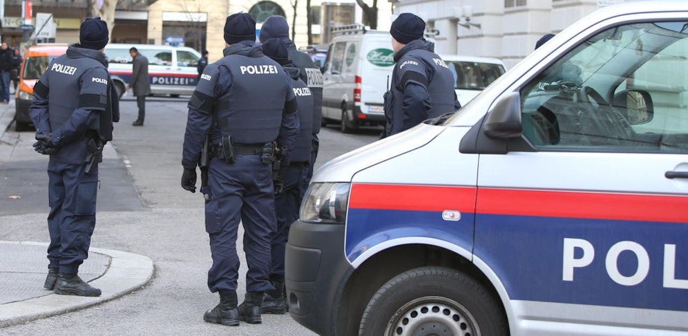 Polizeieinsatz in Wien: Die Stadt will Waffen gänzlich verbieten lassen.