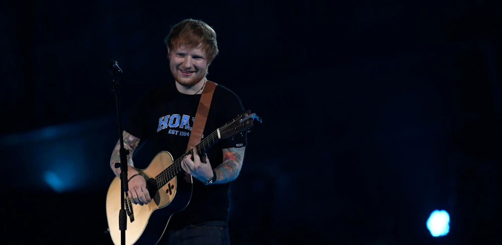 Ed Sheeran wurde von einem Auto angefahren.