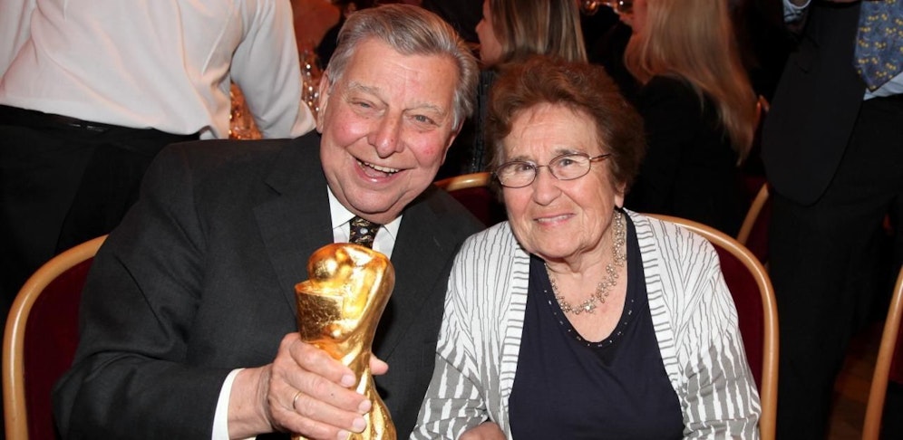 Hugo und Gertraud Portisch bei der "Buchliebling"-Gala im Jahr 2010
