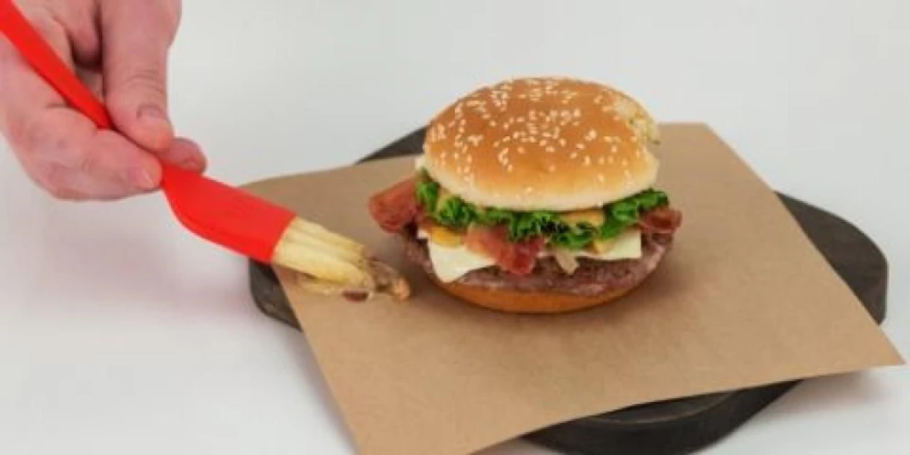 Nette Idee: Die essbare Gabel für die Sauce