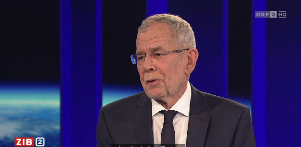 Bundespräsident Alexander Van der Bellen in der ZiB 2.
