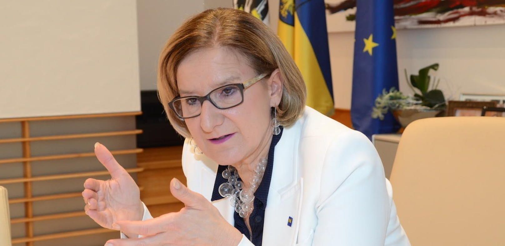 Landeshauptfrau Johanna Mikl-Leitner hat viel, blau-gelbe Politerfahrung.