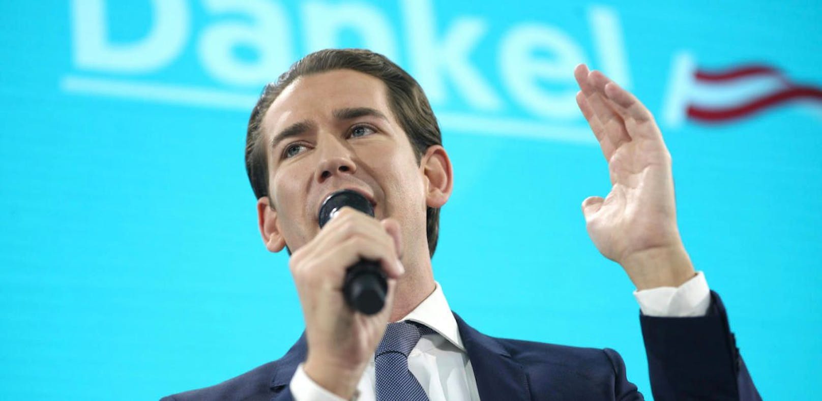 Wahlsieger Sebastian Kurz: Fast 43 Prozent holte die VP in Niederösterreich.