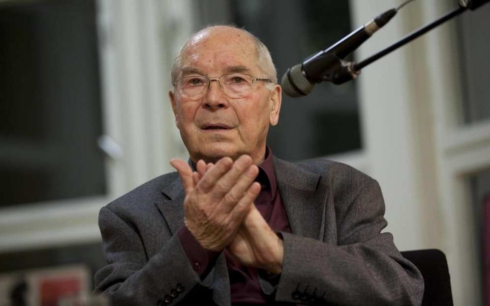 Otto Mellies 2011 bei einer Lesung in Berlin