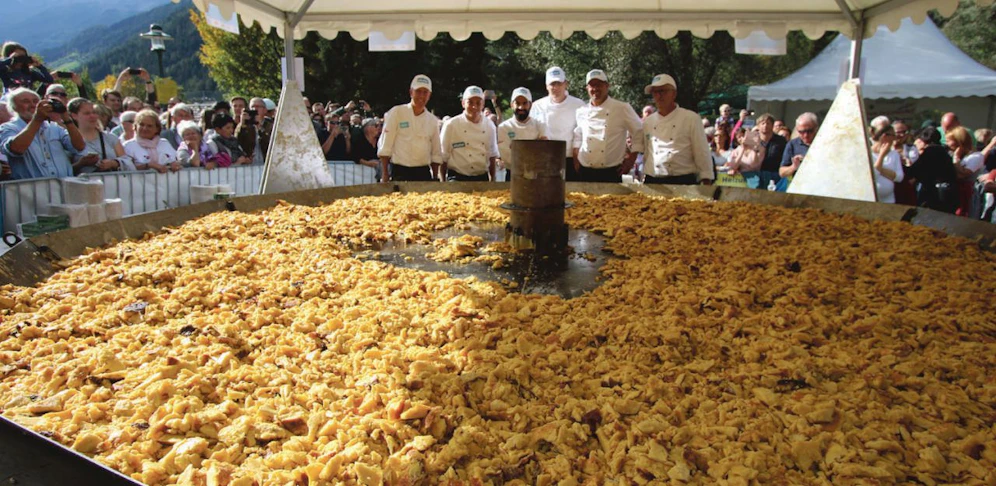 309 Kilogramm Kaiserschmarren: Weltrekord