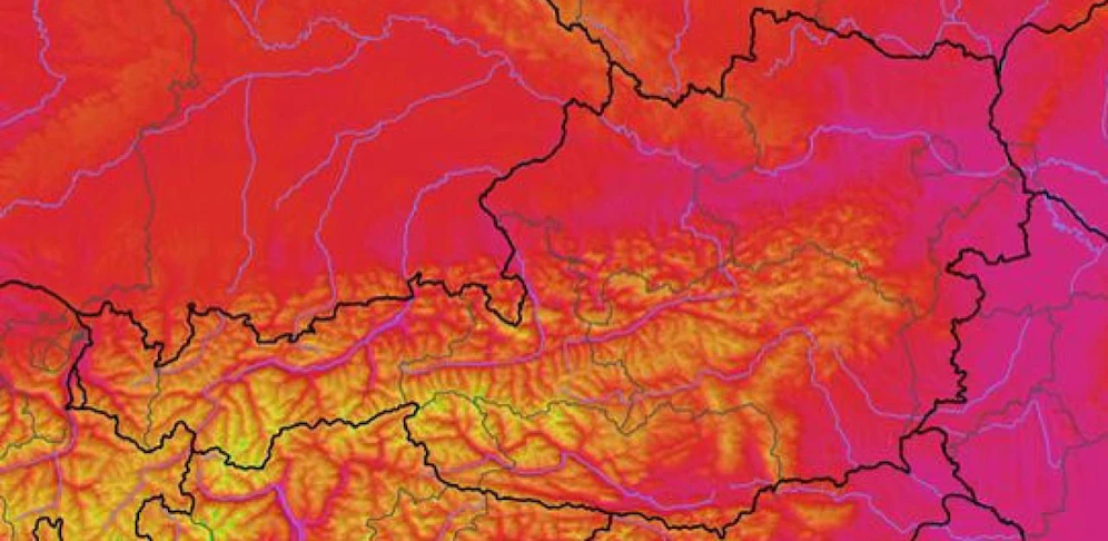 So heiß wird es in Österreich am Mittwoch.