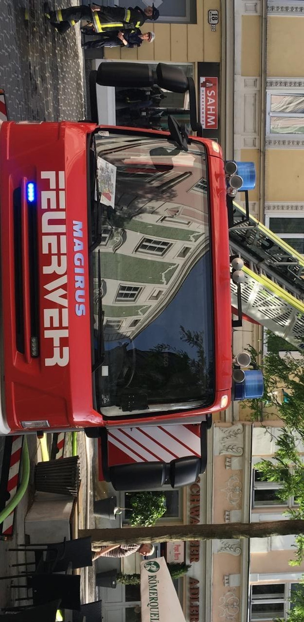 Feuer in der FUZO in Sankt Pölten