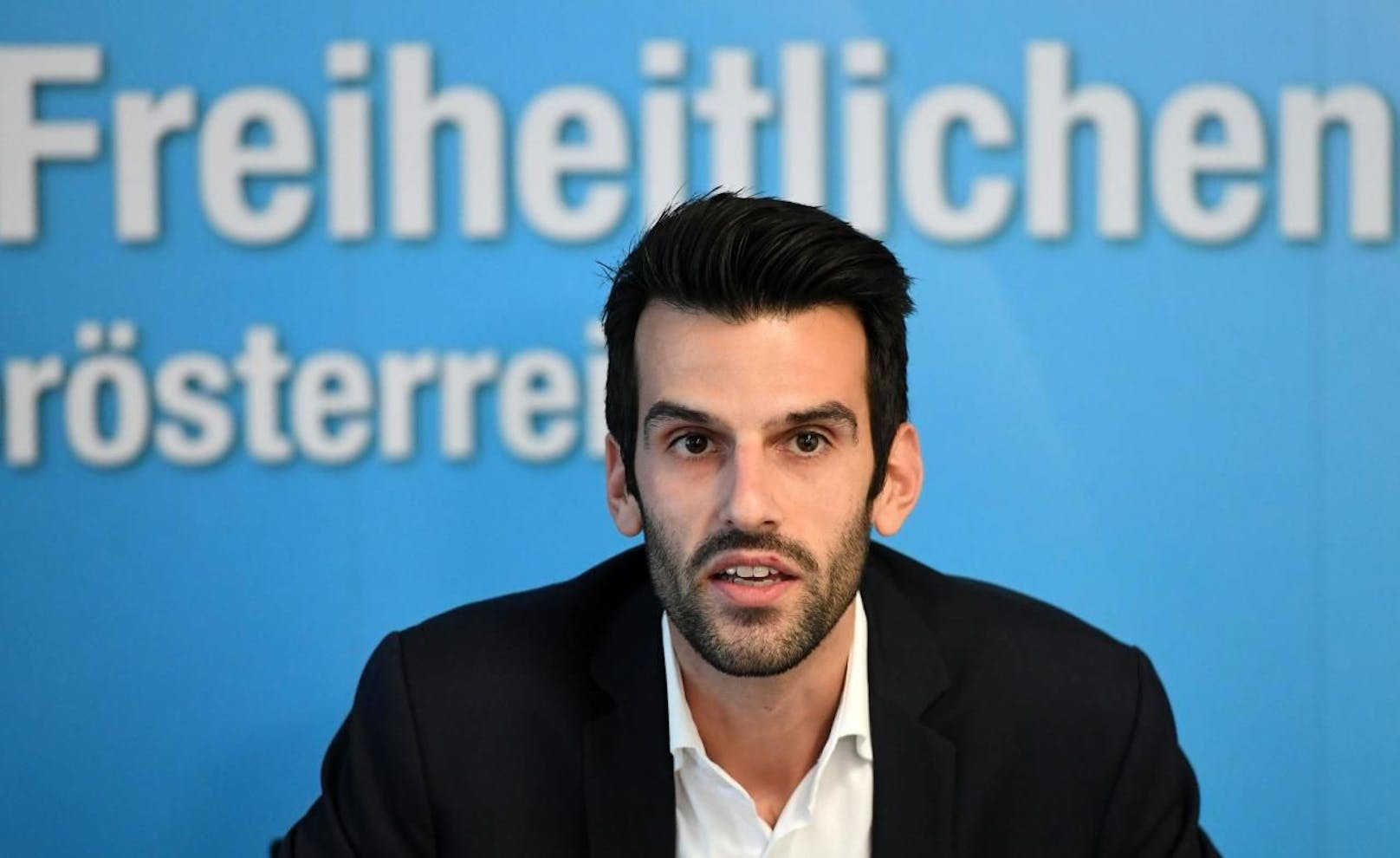 FPÖ-Spitzenkandidat in Niederösterreich, Udo Landbauer.